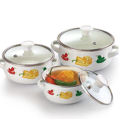 enamel casserole sets